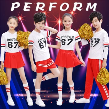 Dievča Jazz Tanečné Kostýmy pre Deti, Dievčatá kórejský Fáze Tanečné Oblečenie Hip hop list tlač Tanečné Kostýmy