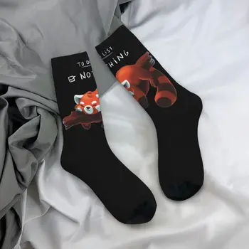 Hip Hop Retro Urobiť Zoznam Nič Blázon pánske Kompresné Ponožky Unisex Sústruženie Červená Meilin Film Harajuku Vzor Vytlačené Posádky Ponožky