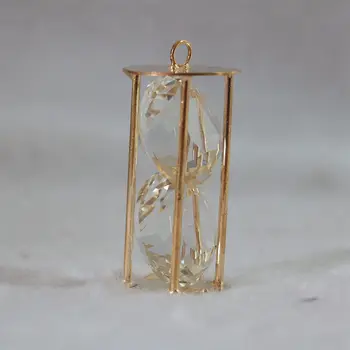 HORÚCE crystal prívesky, medi, zlata-farebná arc kocka klietky 9x19mm 18x44mm 25x46mm ženy diy šperky 2ks B885