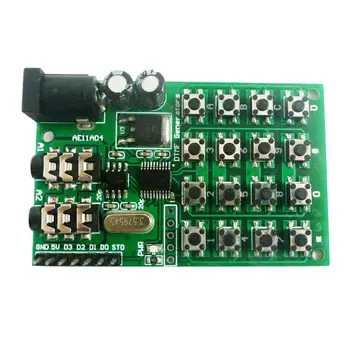 Klávesnica DTMF Generator Audio Encoder Dekodér LCD Displej MT8870