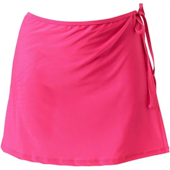 Letné Ženy Móda Pláži Dovolenku Bikini Sukne Farbou Krajky-Up Mini Sukne Ženy Plávať Bikini Bottom Hot Predaj