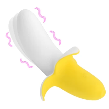 Mini Výkonný Vibrátor Banán Sexuálne Hračky pre Ženy Vibrátory Stimulátor Klitorisu Masturbator Dildo Erotické Hračky pre Dospelých 18