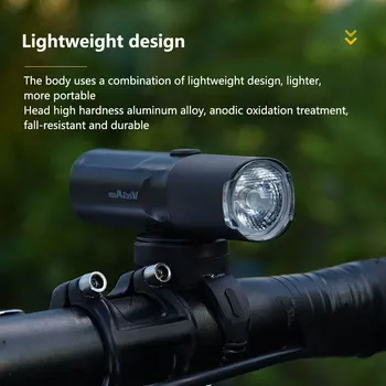 MO2 vysokej Lumen Bicykli Svetlá otočná objektív 6 Gears Nabíjateľná Svetlo na Bicykel IP66 Nepremokavé Cyklistické Svetlo