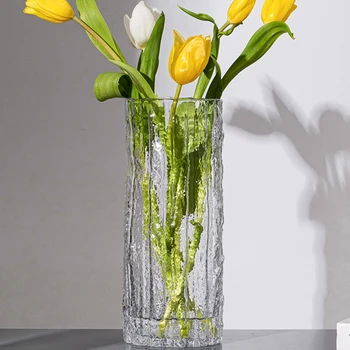 Moderné Umenie Luxusné Sklenené Vázy, Kvety Estetické Transparentné Svadby Centerpieces Izba Vázy Home Design Jarrones Domácnosti Položky