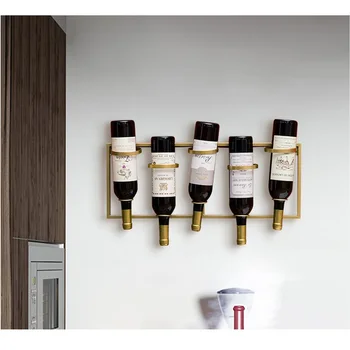 Moderný jednoduchý víno police polica na víno víno kabinet domácnosti kreatívne nástenné víno polica dekorácie polica displej polica na víno