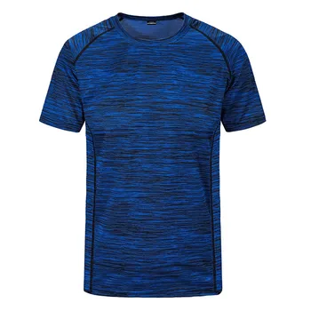 Muži Bežné T-Shirt Telocvične Fitness Top Rýchle Suché Tričko Nové Letné pánske Športové oblečenie Muž Módne Oblečenie Plus Ázia Veľkosť L-8XL