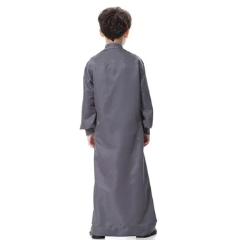 Nové Módne Vysokej kvality Moslimských Islamské Oblečenie pre Deti Arábia Jubba Thobe plus veľkosť dubaj chlapca Kaftan Abaya oblečenie