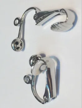Nové módne šperky zistenia mosadz páky späť náušnice klip ucho drôt klip náušnice príslušenstvo platinované