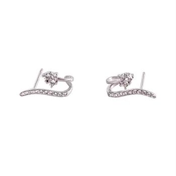 Náušnice 925 Sterling Silver Šperky s Zirkón Drahokam Trendy Stud Náušnice pre Ženy, Svadobné Party Ear Príslušenstvo Veľkoobchod