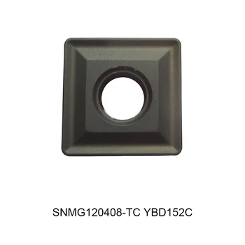 Originálne 120408-TC SNMG SNMG120408-TC YBD152C Kruhové Štyri CNC Sústruhu Vložiť Obrábanie liatiny Liatej Ocele Špeciálne