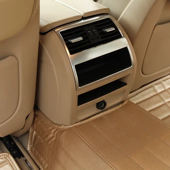 Pre BMW 5 Series f10 520 525 2011-2017 ABS Chrome Interiéru Príslušenstvo Zadné Klimatizácia Zásuvky Výbava Nálepky
