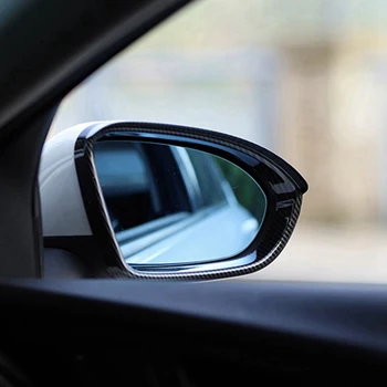 Pre Buick Regal 2017-2021 Uhlíkových Vlákien Auto Bočné Spätné Zrkadlo Pokrytie Výbava Dážď Obočie Rám Dekor Nálepky Príslušenstvo