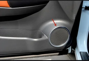 Pre Nissan QASHQAI 2016-2019 ABS Chrome dvere Auta audio dekorácie krúžok Anti-scratch ochranu auto príslušenstvo