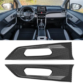 Pre Toyota Veloz Avanza 2022+ Carbon Fiber Automobilový Interiéru Vnútorné Vchodové Dvere, Panel Pásy Kryt Rámu Orezania