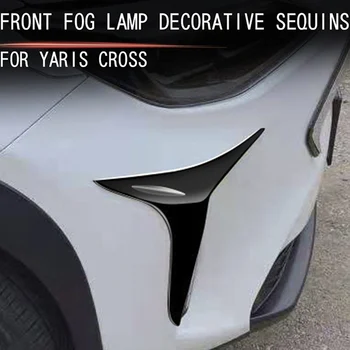 Pre Toyota Yaris Kríž 2020 2021 2022 Auto Predné Hmlové Svetlá Na Čítanie Pásy Výbava Kryt Nálepky Auto Styling Chrome