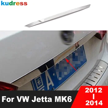Pre Volkswagen Jetta 6 MK6 Sedan 2012 2013 Nehrdzavejúcej Auto Zadné Veko Kufra Kryt Čalúnenie zadných dverí Boot Tvarovanie Pásu Príslušenstvo
