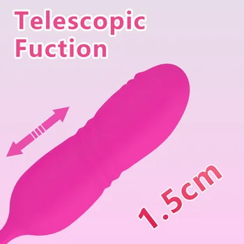 Rose Vibrátory pre Ženy Tlačením Vaginálne Dilda Ženy Vibrátor Jazyk Vibračné Guličky Stimulátor Klitorisu Lízať Bradavky sexuálnu Hračku,
