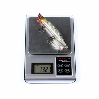Rybolov Popper Rybárske Lure Nastaviť 11.1 cm/13.2 g Ťažké, Umelé Návnady Pre Top Vody Rybolov
