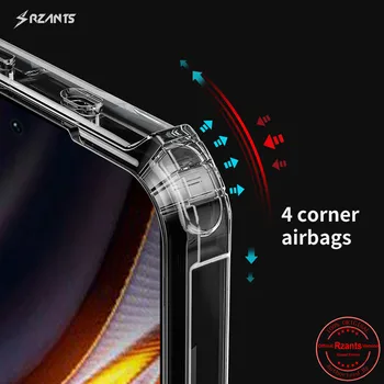 Rzants Pre Xiao Poco X4 GT Jasné Späť Prípade [Býka] Conor Dizajn Slim Cover Crystal Puzdro Fotoaparátu Ochrany Tenká Škrupina