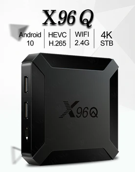 Rýchle dodanie X96Q Android 10.0 Smart TV BOX 2 GB, 16 GB Allwinner H313 Quad Core 2.4 G WIFI 4K VS X96 Mini Set-Top Box 1 GB 8 GB