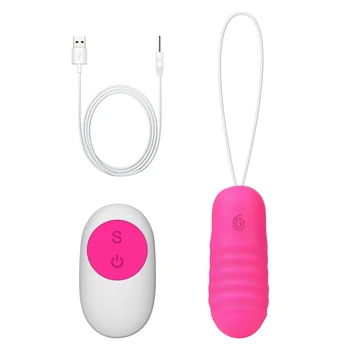 Sex Shop Skok Vajcia Pošvy Masáž USB Nabíjanie Sexuálne Hračky pre Ženy 10 Frekvencia Stimulátor Klitorisu 10M Diaľkové Ovládanie Vibrátor