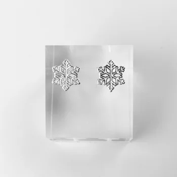 Stud Náušnice Snowflake Romantický Darček Pre Ženy Kvalitné Náušnice Európe Štýl 925 Sterling Silver Zirconia Módne Šperky