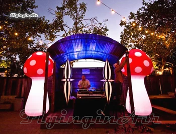 Tanečnú Párty Dekoratívne LED Nafukovacie Húb Replika 2m/3m Blow Up Huby Balón S Svetlo Pre Klubové Podujatia