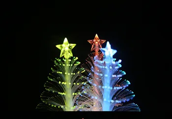Veselé Vianoce Farba LED Zmena Mini Vianoce Vianoce Trochu Odľahčiť Strom Home Table Party Dekor Kúzlo Domáce Dekorácie