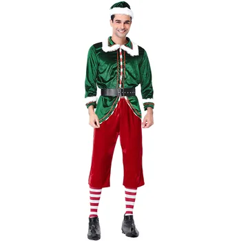 Vianočné Santa Claus Dospelý Samec Strán Výkon Elf Oblečenie