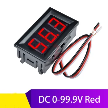 YSY 1pcs DC0-30V 0-100V 3-Wire MINI LED Voltmeter 0.56 v Digitálnej Napätie Meter Panel Monitor Tester