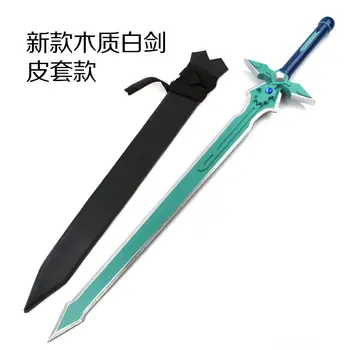 [Zábavné] 106 cm Cosplay sword Art Online SAO 1:1 Asuna zbraň Kirigaya Kazuto Elucidator/Tmavé Repulser drevený Meč Kostým party