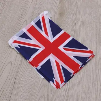 Zástavy Vlajky Únie Bunting Jack Vlajky Dekorácie Jubilea Britskej Pennant Spojené Kráľovstvo Kráľovnej Strany Kráľovstvo String Americký Garland
